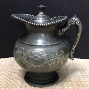 Antique Creamer Quadruple Silver plate